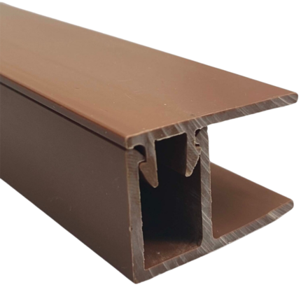 PERFIL EXT ALUM  JOTA 2 PIEZAS MADERA PE3 5