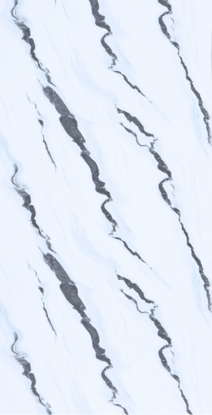 Plancha De Formalita Fullmart F11A Blanco Con Ondas Negras 2,44 m x 1,22 m