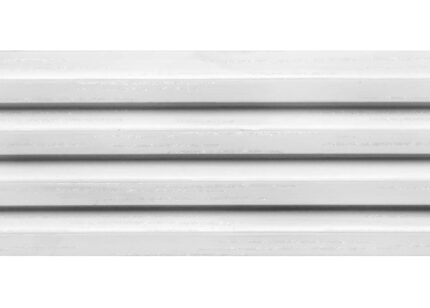 Revestimiento Interior Fullmart Blanco Con Relieve WPC H1B 2,4x 15.8cm