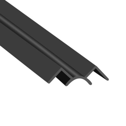 Perfil Formalita Aluminio Fullmart P-UV-1 90° Negro 2.5m
