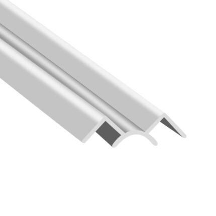 Perfil Formalita Aluminio Fullmart P-UV-1 90° Plateado 2.5m