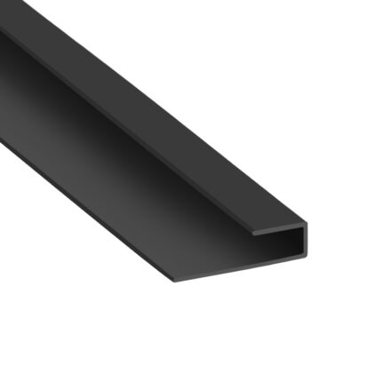 Perfil Formalita Aluminio Fullmart P-UV-3 Jota Negro 2.5m